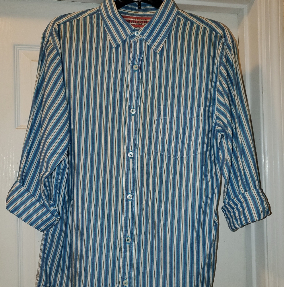 Arizona Striped Button Shirt